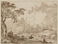 Q+ 068
<br/>
Doorwaardbare plaats in de bergen
<br/>
<em>Hackaert, Jan (1628-1685/1705)</em>